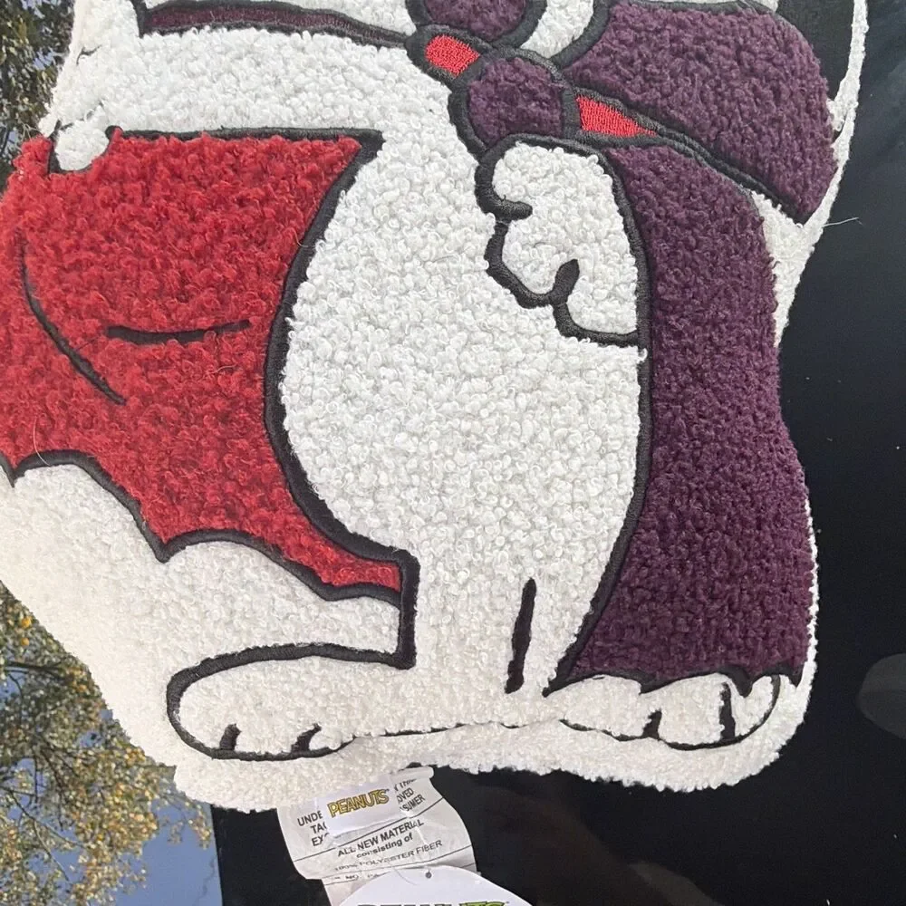 Nourison Home Peanuts Snoopy Halloween Textured Decorative Pillow 15 x 17 in